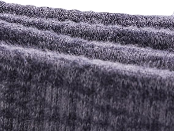 Men's Sports Socks Moisture Wicking 5 Pairs - Black/Grey